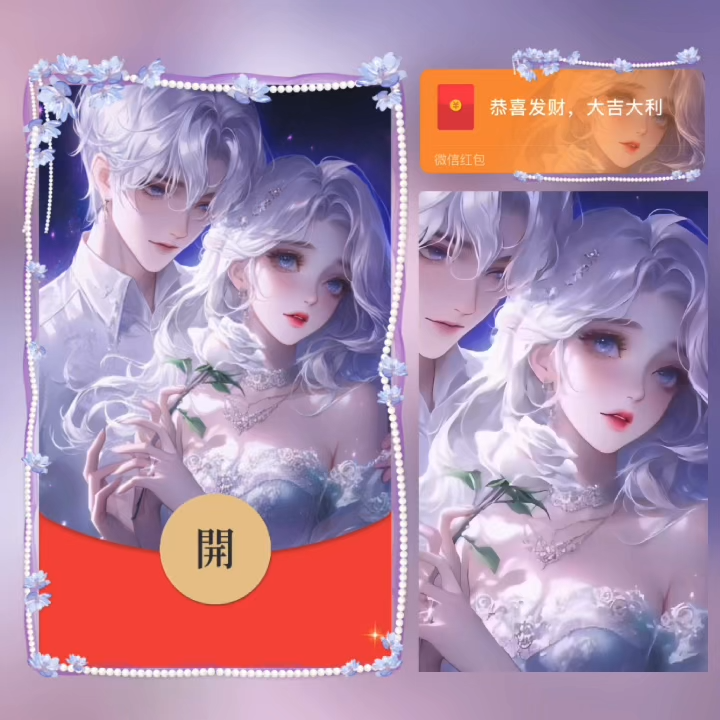 【红包封面】玫瑰恋人/异形动态